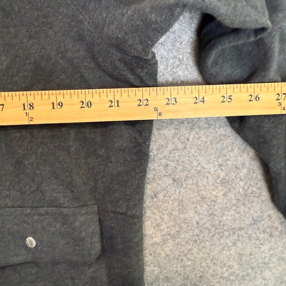 Lauren Ralph Lauren Military Shirt Jacket Shacket Women XL Snap Chore Knit Lined - Picture 8 of 11